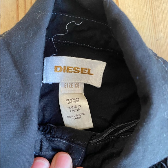 Diesel Textured Short Sleeve Blouse - Picture 4 of 6